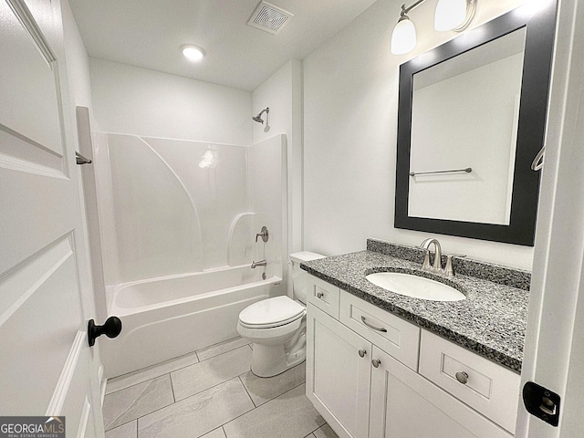 113 Chinaberry St Lot 4, Pine Mountain, GA 31822 - full bathroom featuring toilet, vanity, and shower / bath combination