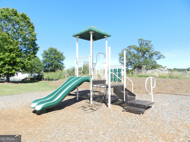 view of jungle gym