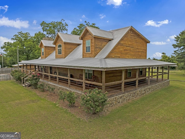 view of rear view of property