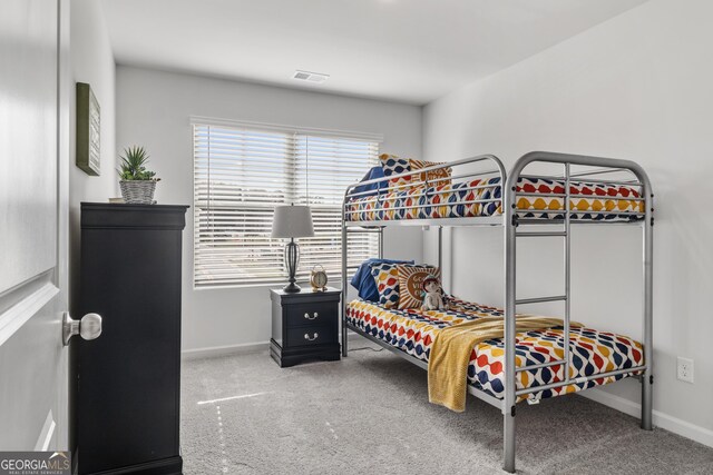 bedroom featuring carpet floors