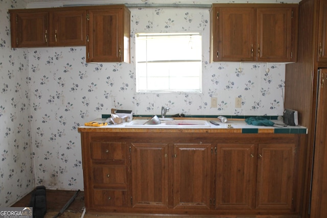 kitchen featuring sink