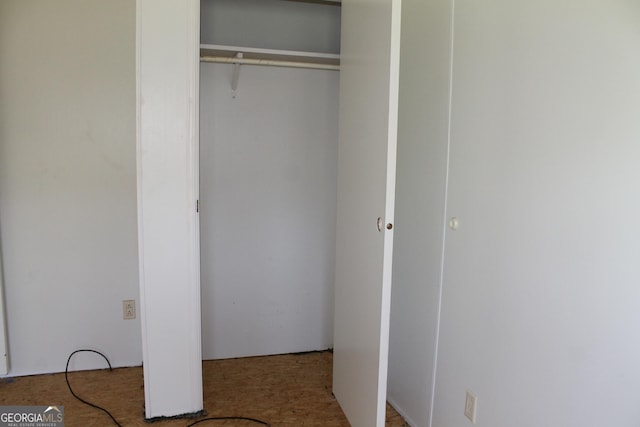 view of closet