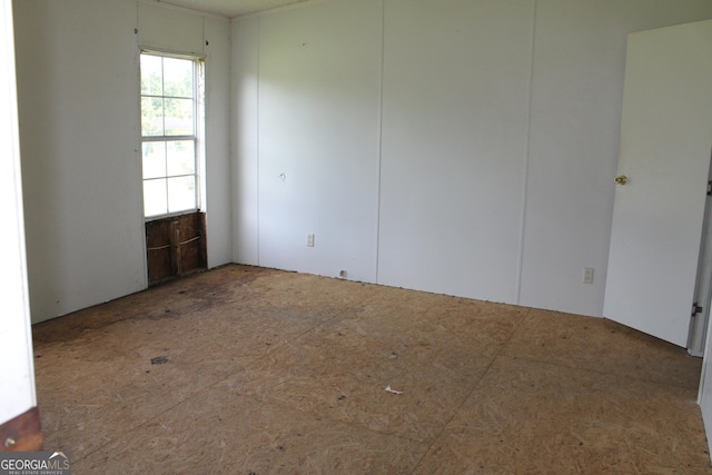 view of unfurnished room