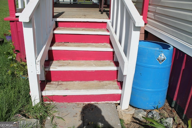 view of staircase