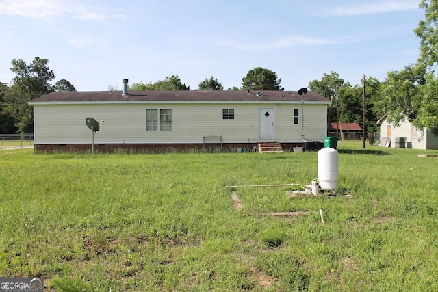 view of rear view of property