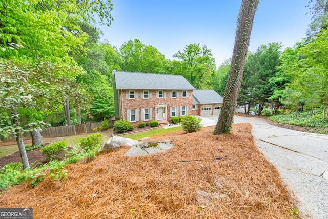 view of colonial house