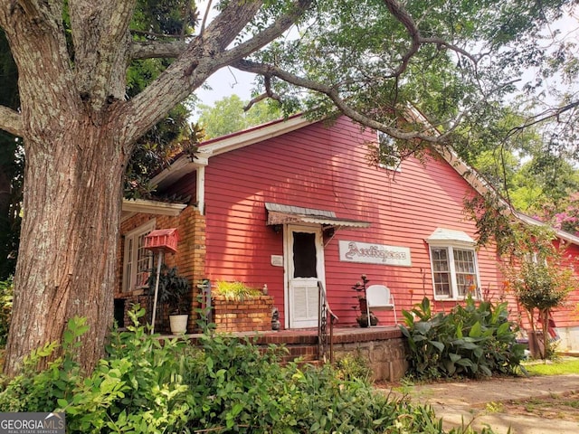 view of front of home