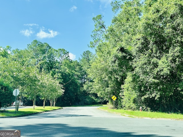 view of road