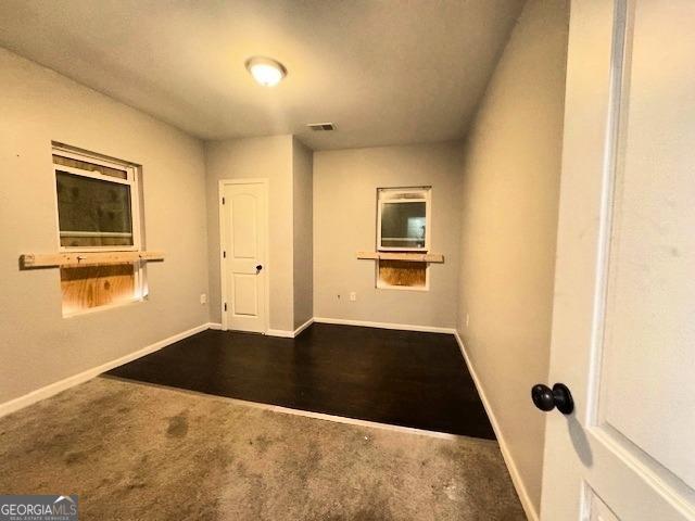 view of unfurnished living room