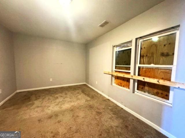 laundry room with carpet