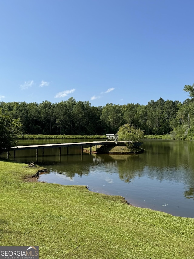 property view of water