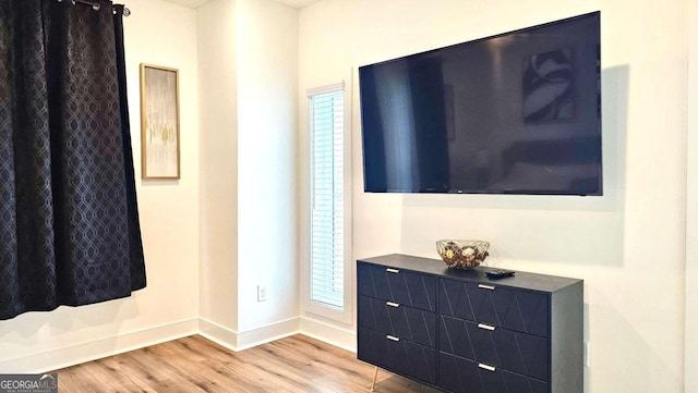 interior space featuring hardwood / wood-style floors