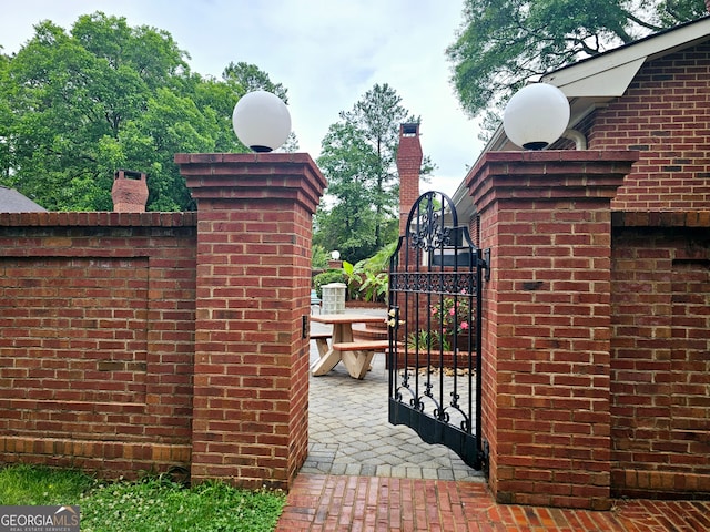 view of gate