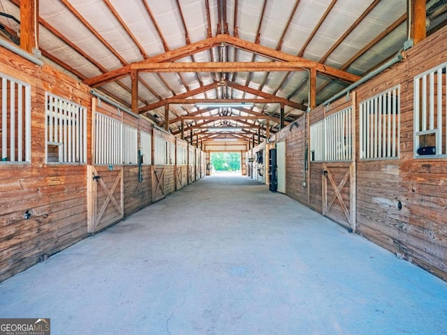 view of stable