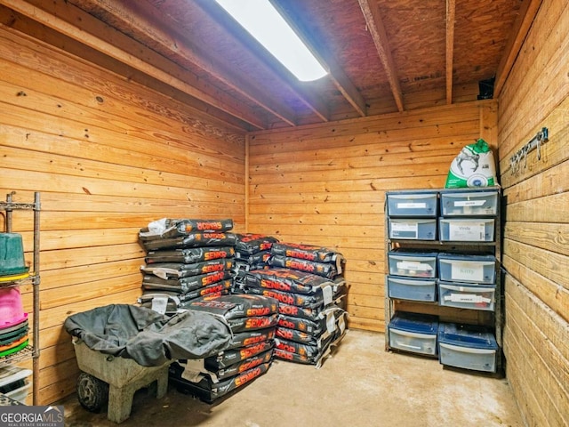 view of storage