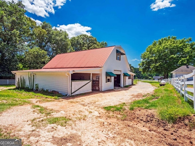 view of property exterior