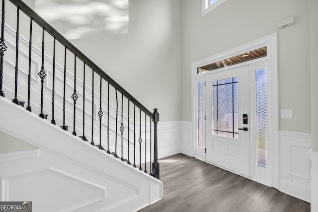 1216 Trophy Club Ave, Dacula, GA 30019 - foyer featuring hardwood / wood-style floors