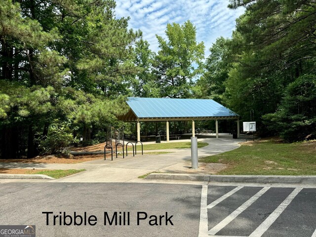 view of property's community featuring a gazebo