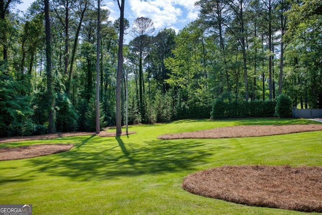 view of home's community featuring a lawn