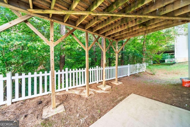 exterior space with a patio area