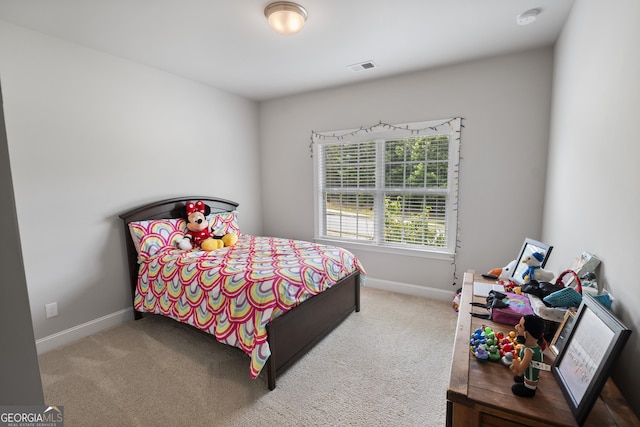 bedroom featuring carpet floors