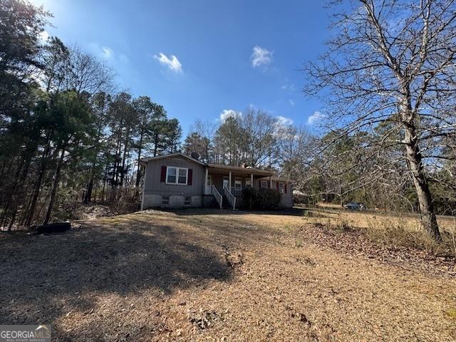 view of front of house with covered porch