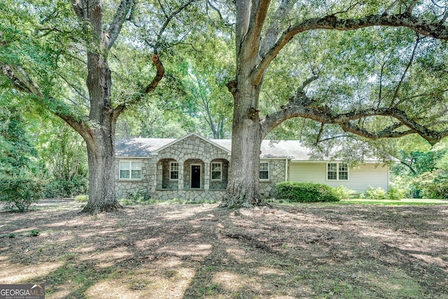 view of ranch-style house