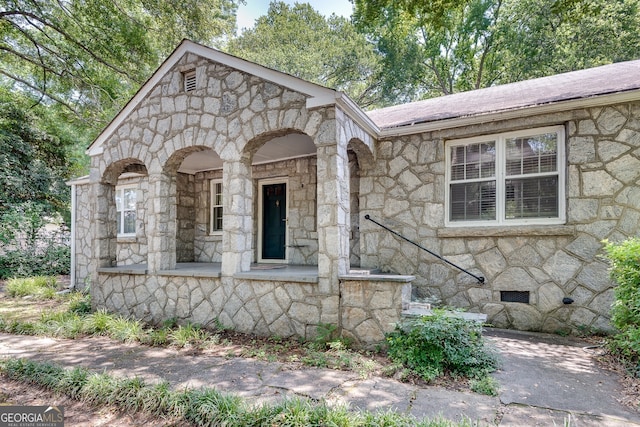 view of front of home