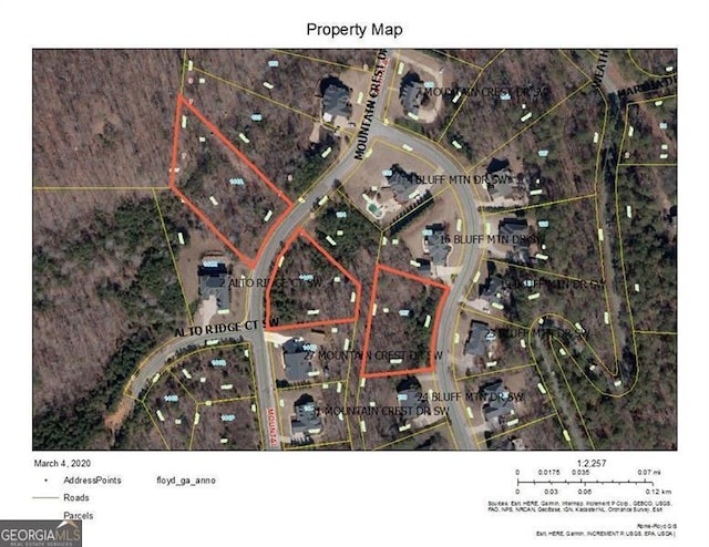 0 Bluff Mountain Rd, Rome GA, 30165 land for sale