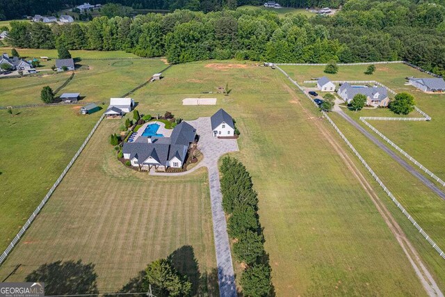 1985 Roscoe Rd, Newnan, GA 30263 - bird's eye view with a rural view