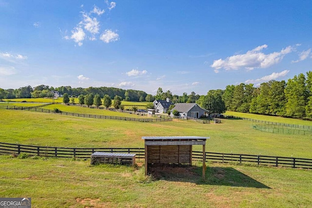 1985 Roscoe Rd, Newnan, GA 30263 - view of yard with fence and a rural view