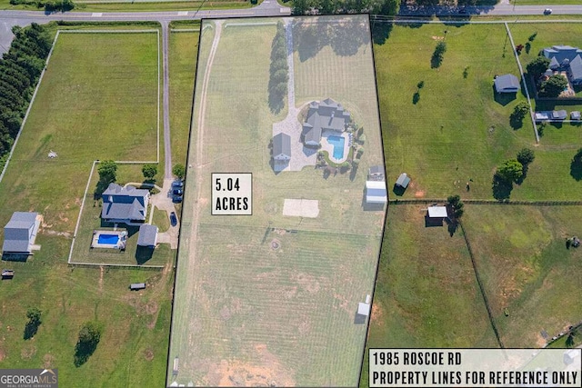 1985 Roscoe Rd, Newnan, GA 30263 - birds eye view of property