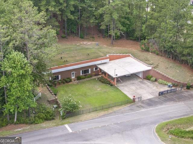 101 Huntington Dr, Dublin, GA 31021 - bird's eye view