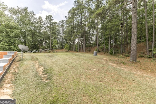 101 Huntington Dr, Dublin, GA 31021 - view of yard with fence