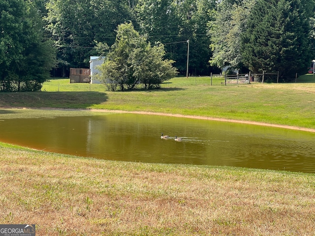 view of water feature