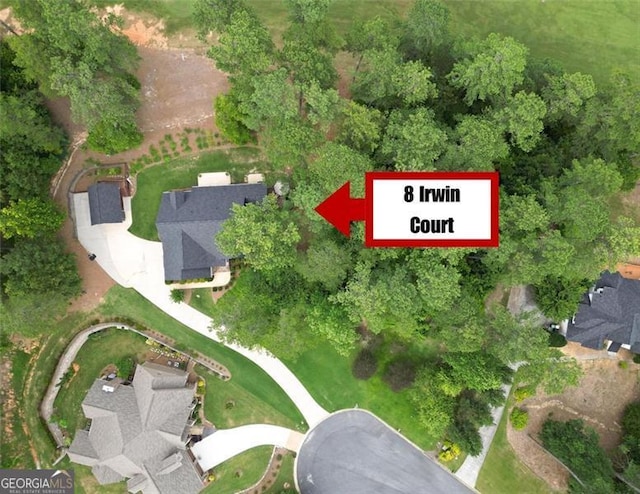 view of birds eye view of property