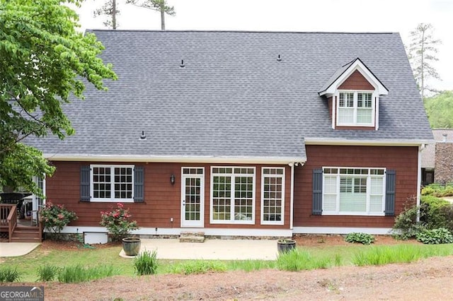 view of front of home featuring a patio area