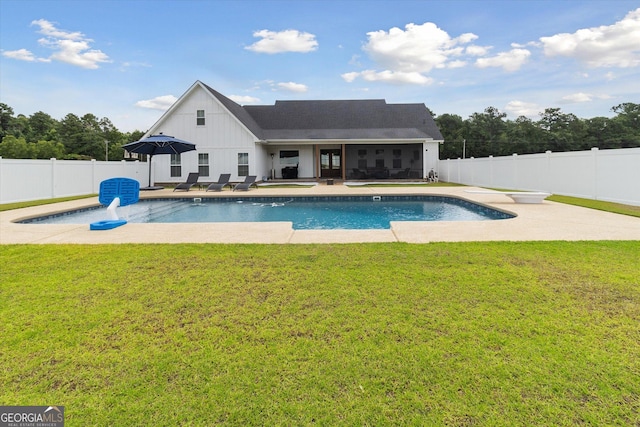 2879 Lakeview Rd, Statesboro, GA 30461 - view of pool with a patio