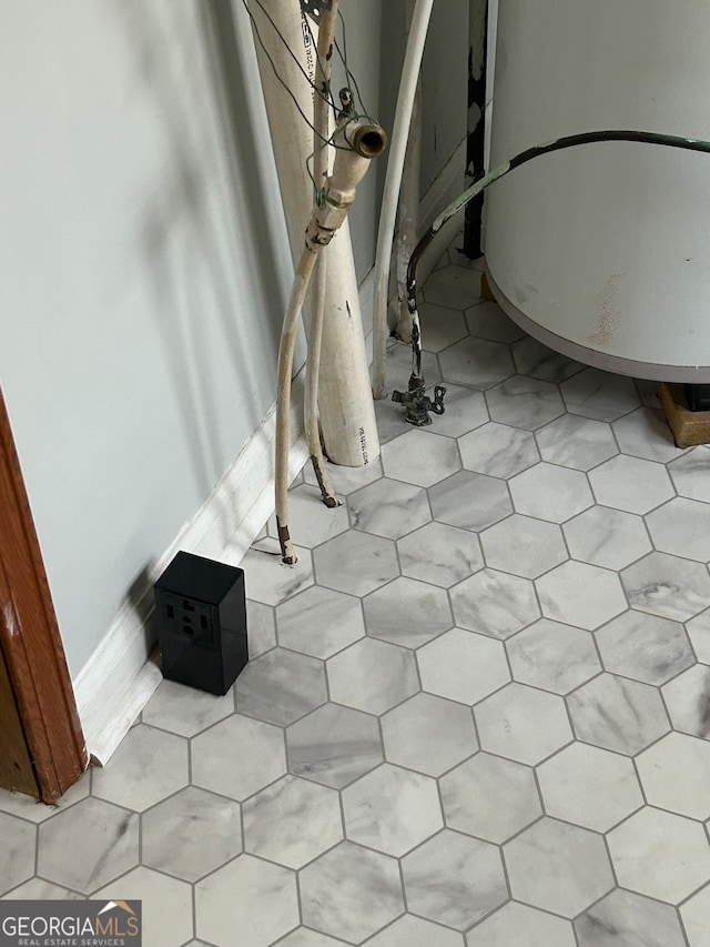 details featuring tile patterned flooring