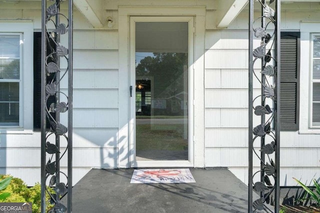 view of property entrance