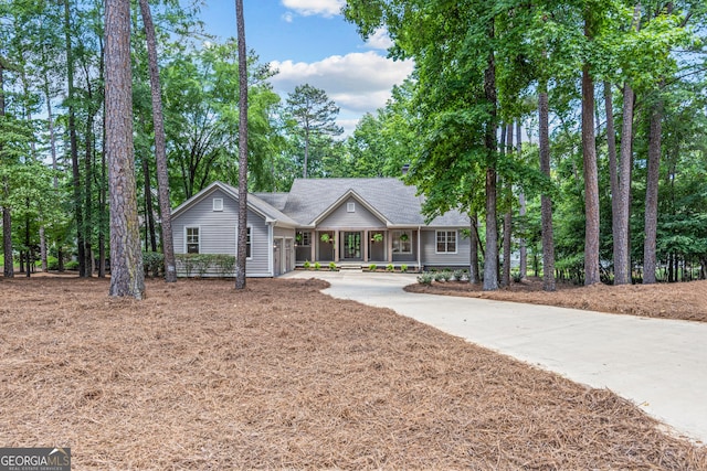 view of ranch-style home