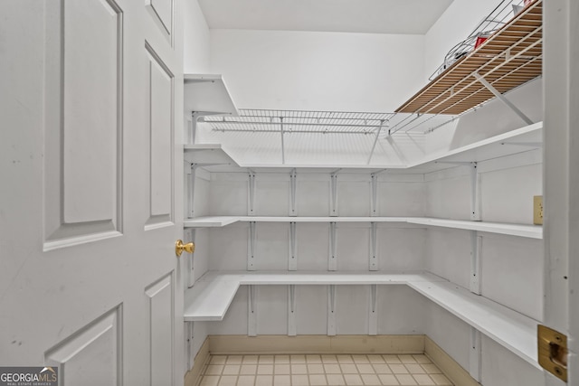 view of pantry