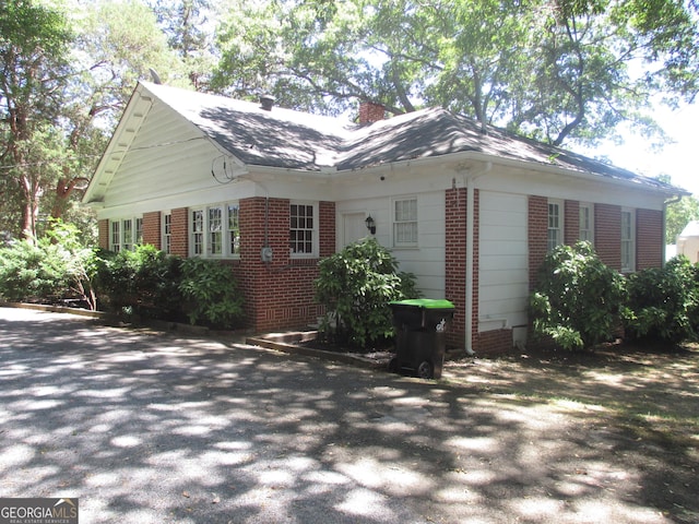 view of property exterior