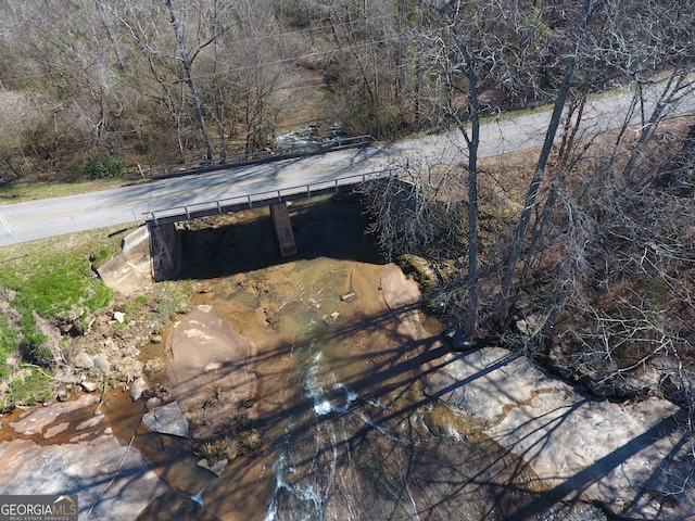 view of outdoor structure featuring a water view