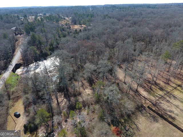 view of aerial view