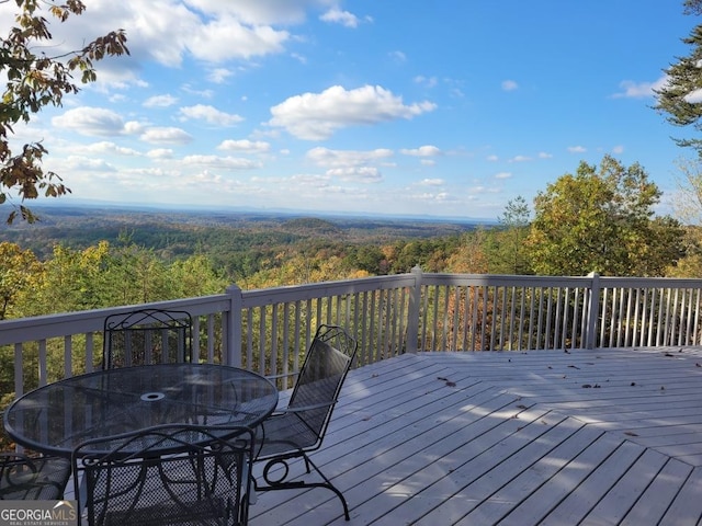 view of deck