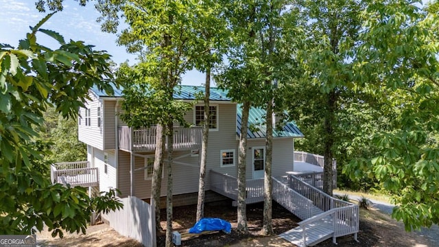 view of rear view of house