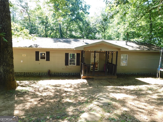 view of front of home