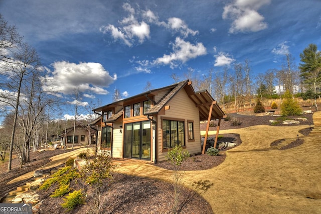 view of rear view of house