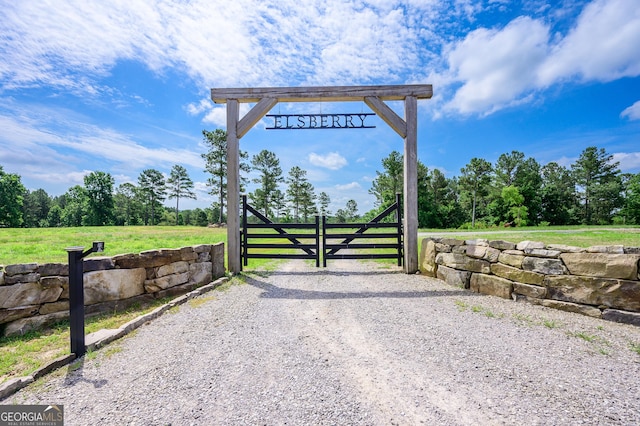 view of gate